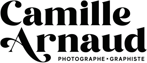 Logo noir horizontale<br />
Camille Arnaud Photographe & Graphiste